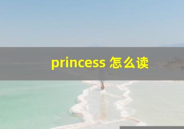 princess 怎么读